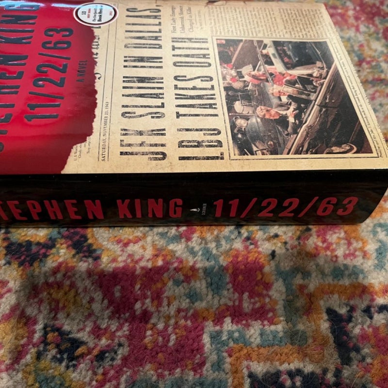 11/22/63 : A Novel by Stephen King (2011, Hardcover) Scirbner Excellent Cond