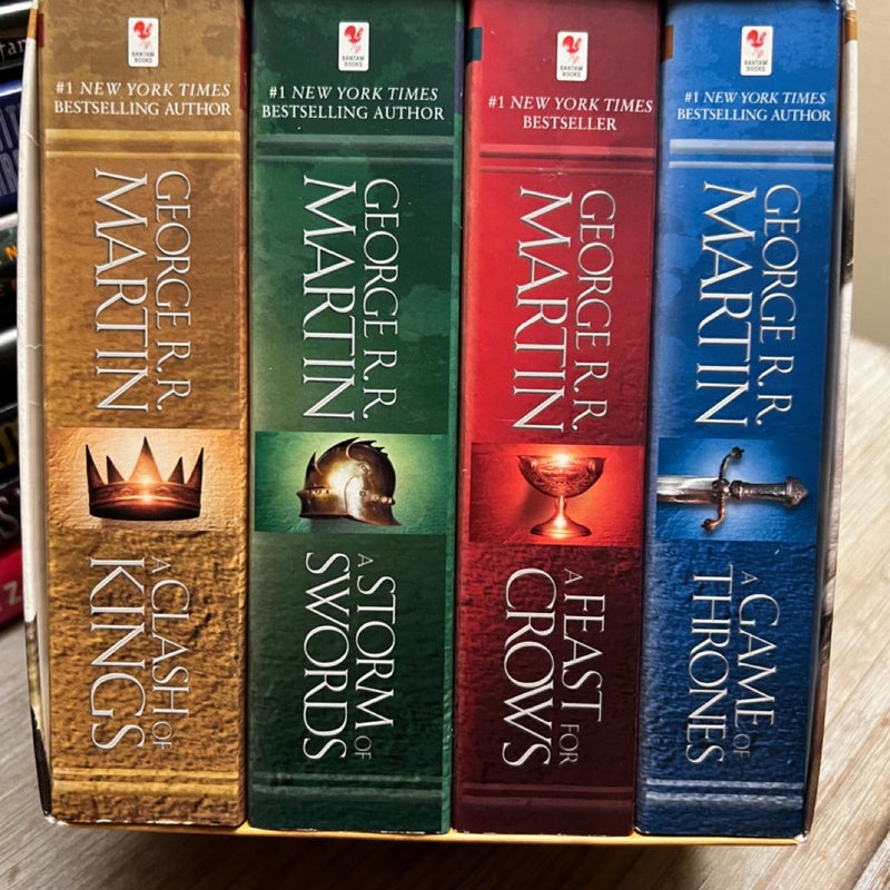 Game of Thrones Book set/ DVD Complete Season One set bundle!