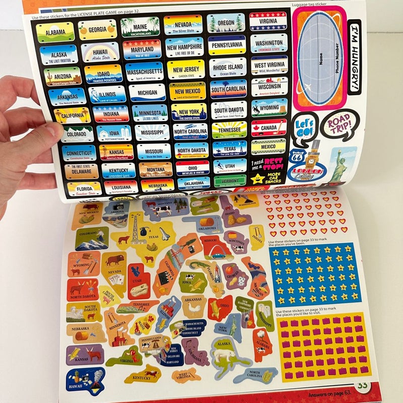 Active Minds Stupendous Travel Activity Book and Stickers