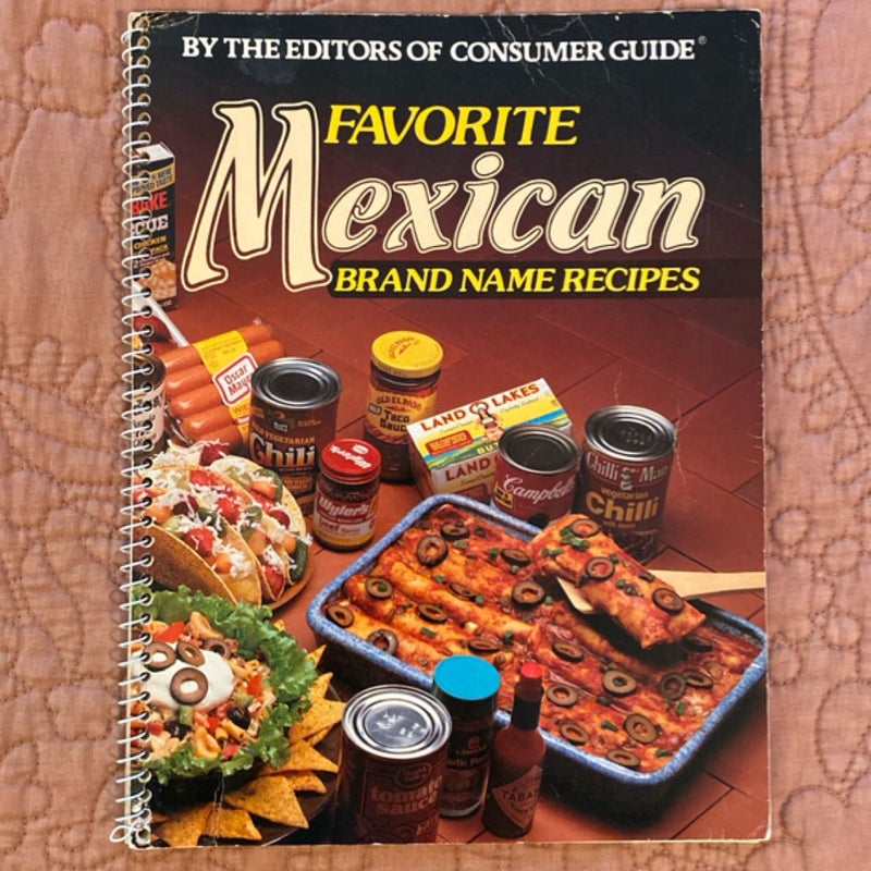 Favorite Mexican Brand Name Recipes