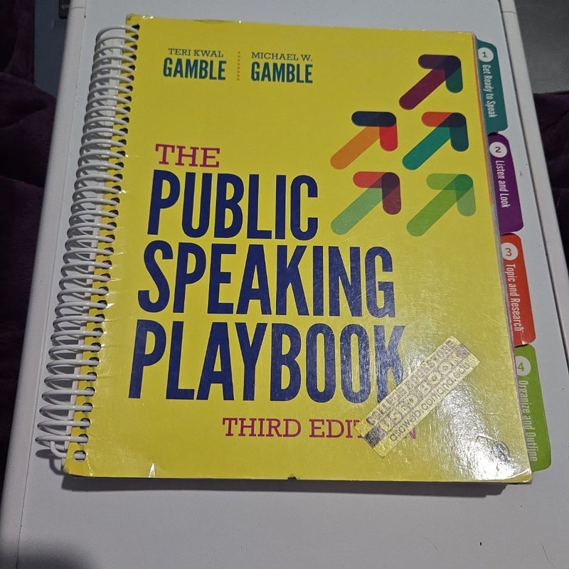 The Public Speaking Playbook 3rd edition
