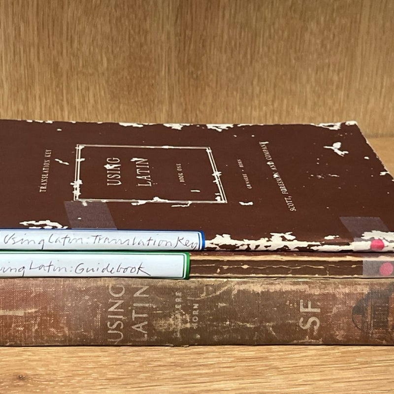 Using Latin, Book 1  Translation Key & Guidebook Annabel Horn; John Flagg..3 Lot