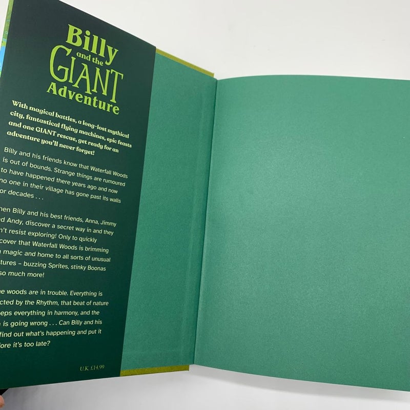 Waterstones Exclusive Billy and the Giant Adventure Stenciled Edges