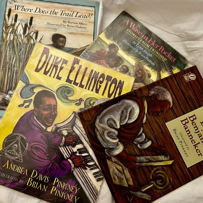 Brian Pinkney Illustrated African American picture Books Bundle 