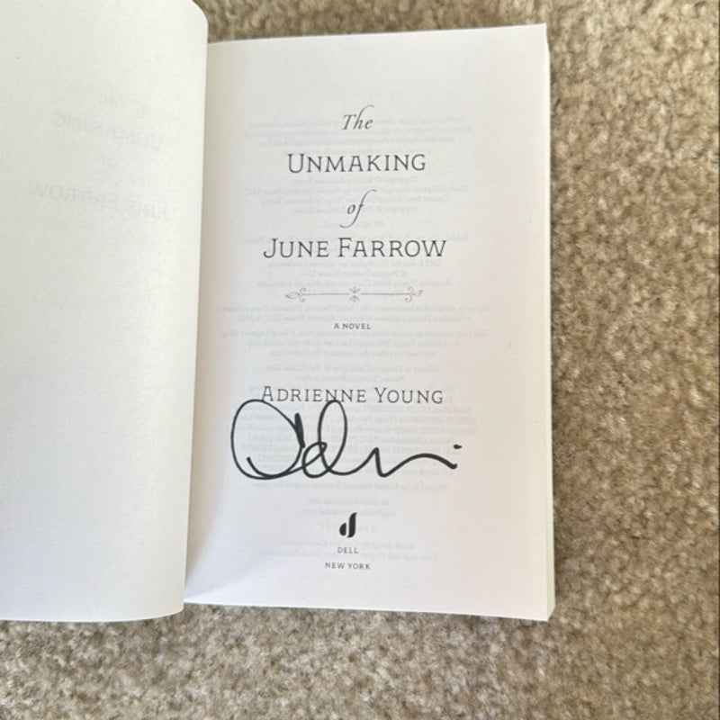 The Unmaking of June Farrow (Signed)