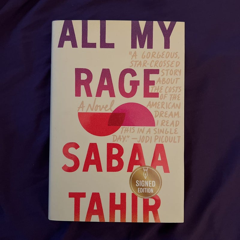 All My Rage by Sabaa Tahir *signed*