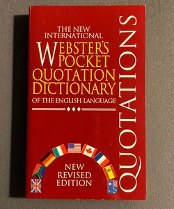 Webster’s Pocket Quotation Dictionary
