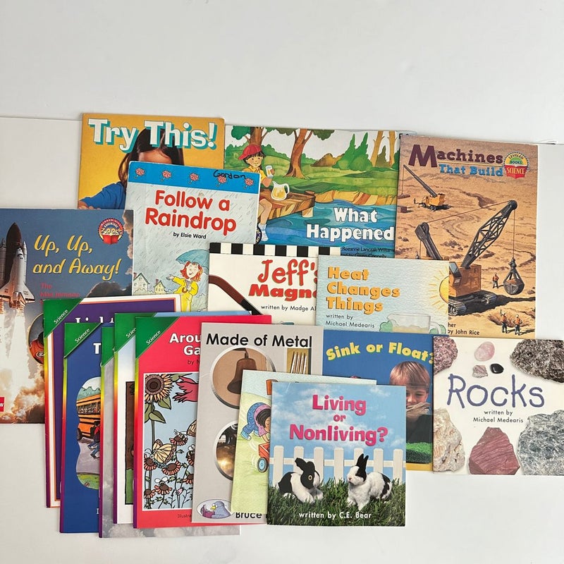 Children Early Readers Science Bundle, 18 books