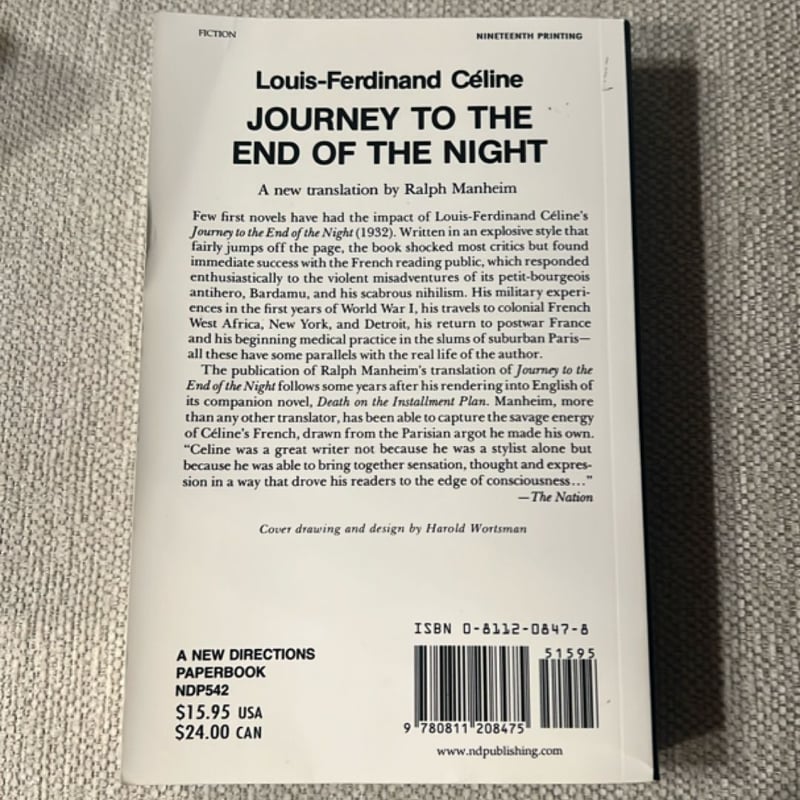 Journey to the End of the Night