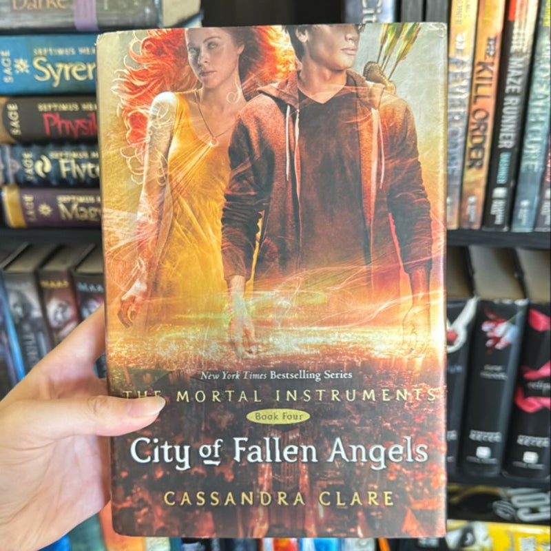 City of Bones, City of Ashes, City of Glass, City of Fallen Angels, AND City of Lost Souls