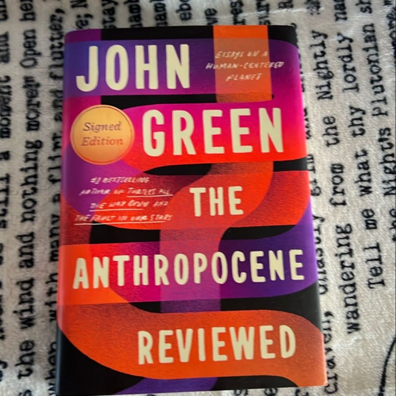 The Anthropocene Reviewed (Signed Edition)