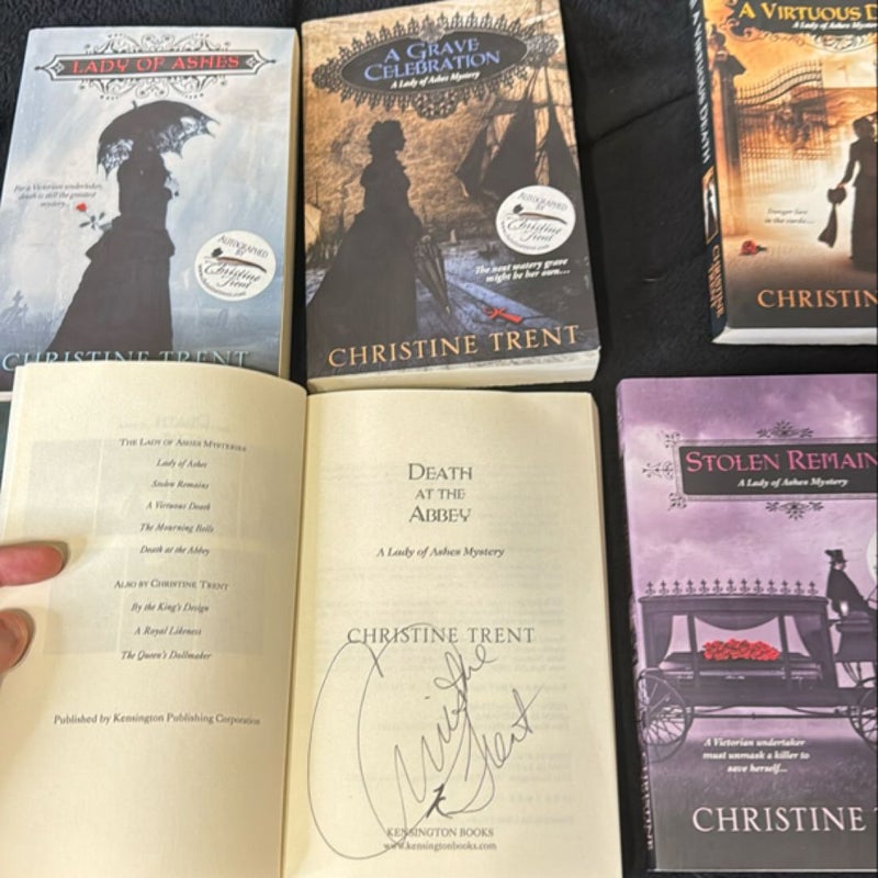 Lady of Ashes series (all signed)