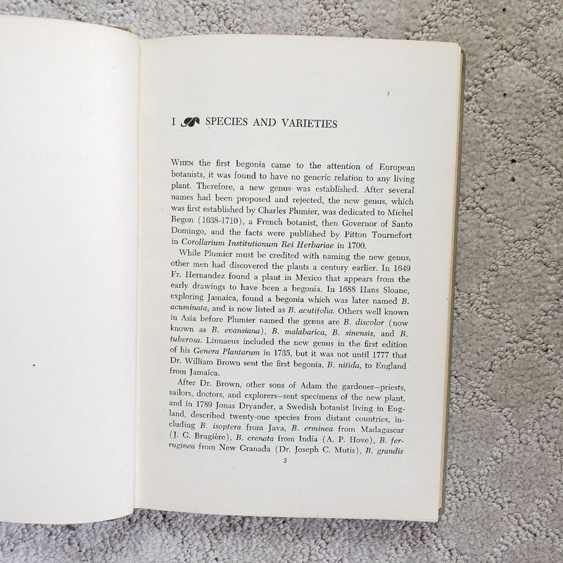 Begonias and How to Grow Them (Oxford University Press Edition, 1946)