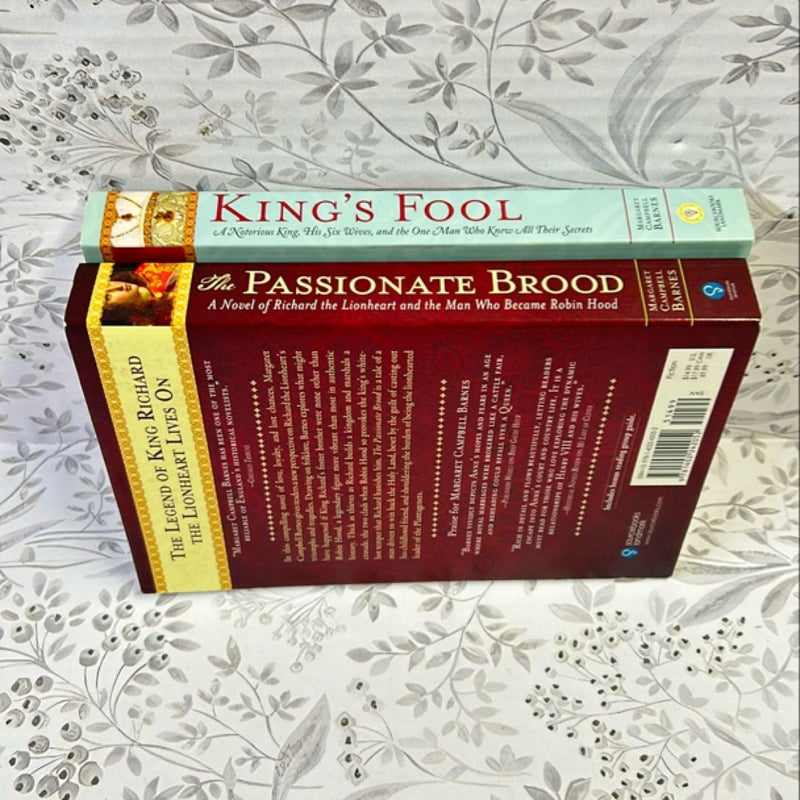 The Passionate Brood & King’s Fool Paperback Bundle