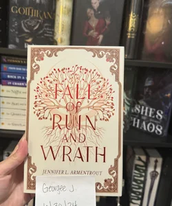 Bookish Box Fall of Ruin and Wrath