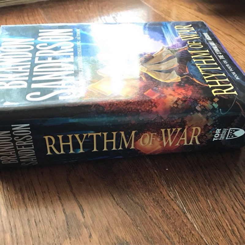 Rhythm of War 1st Ed Brandon Sanderson HCDJ Stormlight Archive #4 *Epic Fantasy*