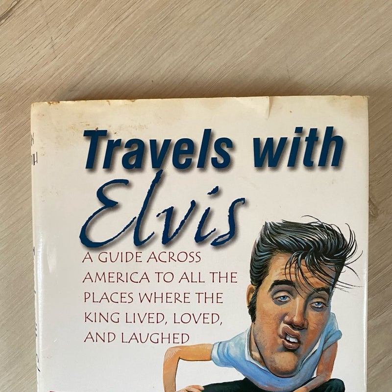 Lot of Three Elvis Presley Traveling Books & Cookbook - Atlas & Hungry Tonight