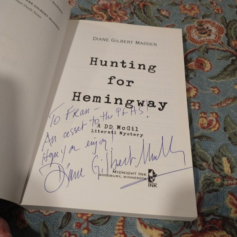 Hunting for Hemingway **First Edition **Signed