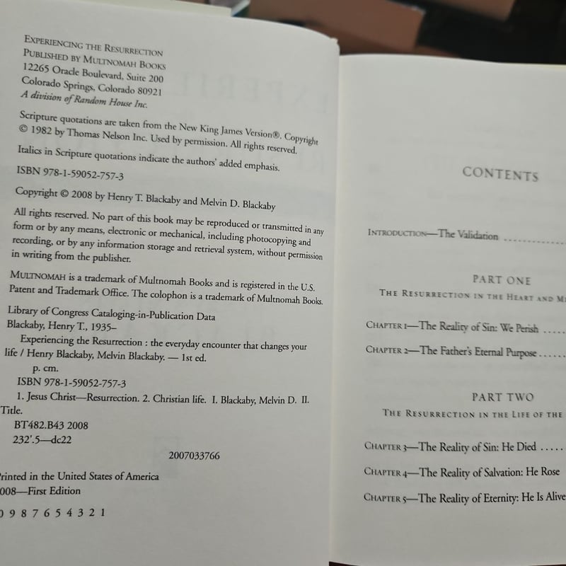 Experiencing the Resurrection