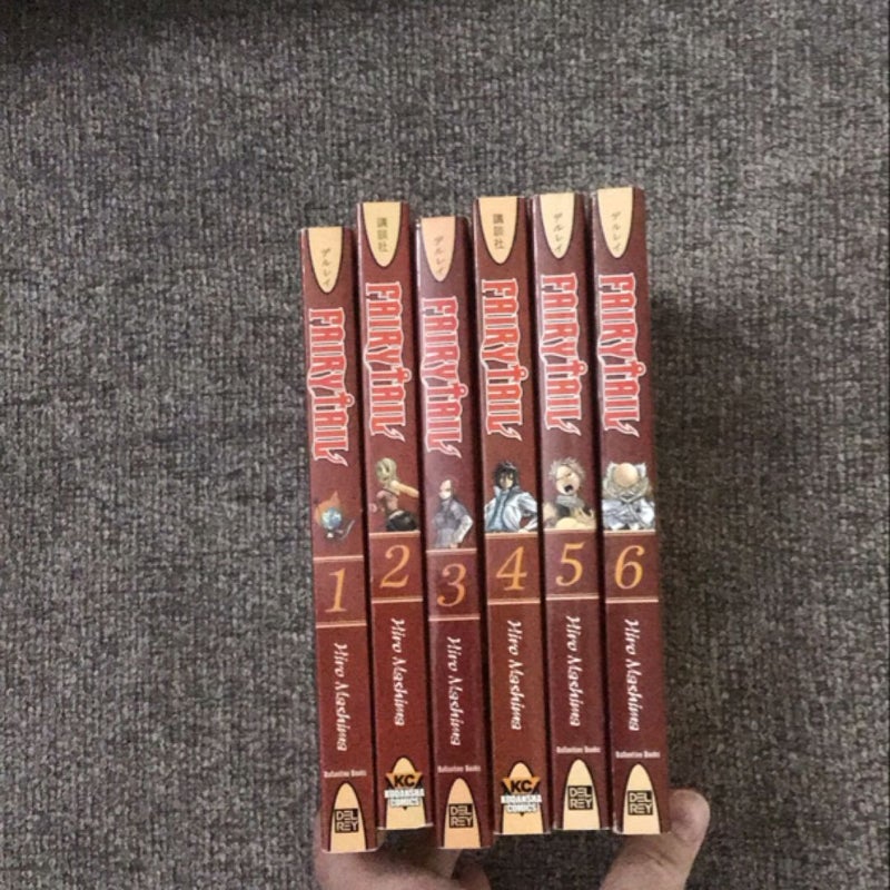 Fairy Tail vol. 1-6