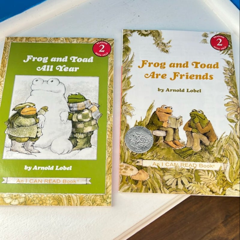 FROG AND TOAD I can read (2 books)