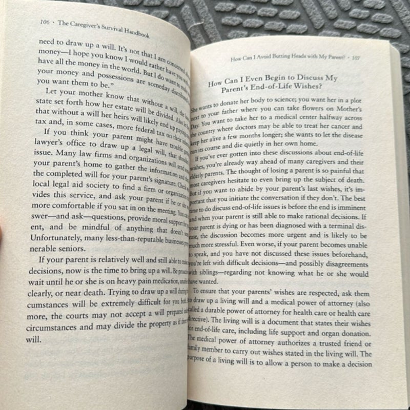 The Caregiver's Survival Handbook