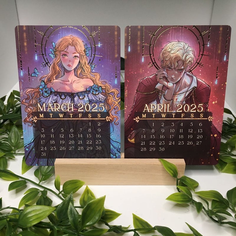 The World of Stephanie Garber 2025 Foiled Desk Calendar FairyLoot UOABH 