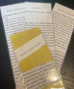 Handmade Thriller Book Theme Bookmarks