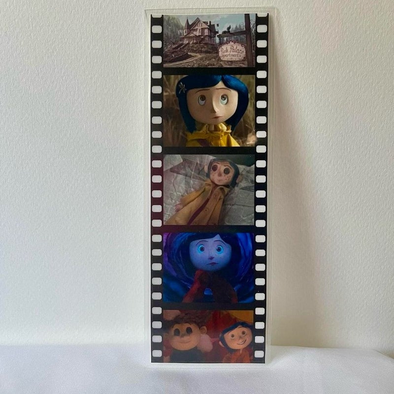 Coraline film strip bookmark 