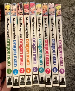 Miss Kobayashi's Dragon Maid Manga Vol. 1-9