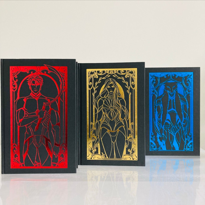 Red Rising Trilogy SIGNED Fairyloot Iron Editions w/ Fairyloot Red Rising Bookmarks!