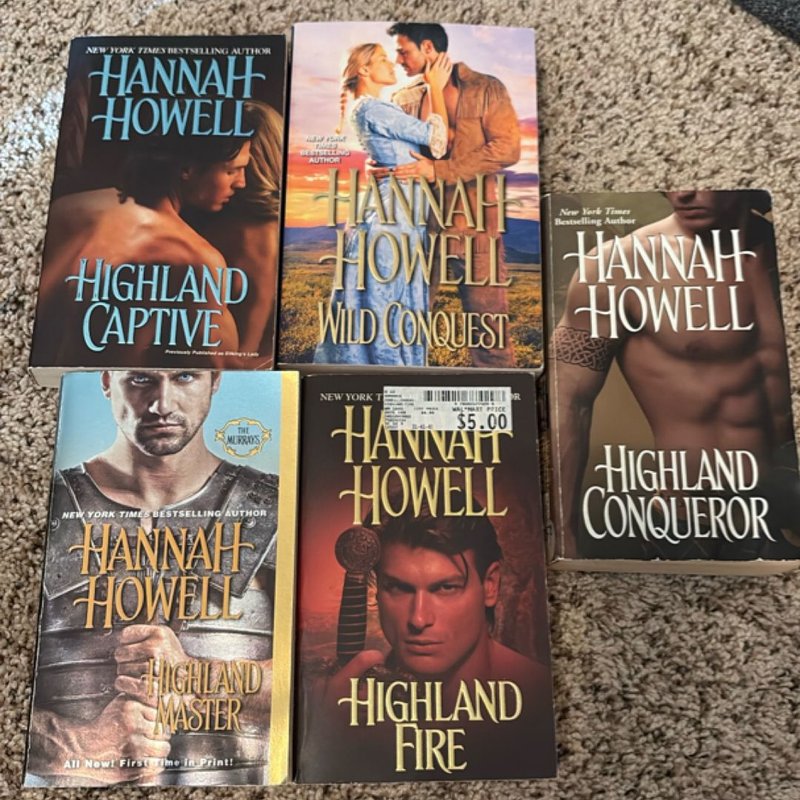 Hannah Howell Books (set of 5) by , Paperback | Pangobooks