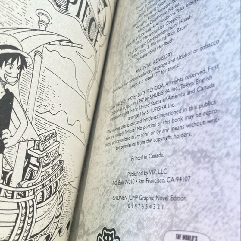 One Piece, Vol. 1 (first print, foil)