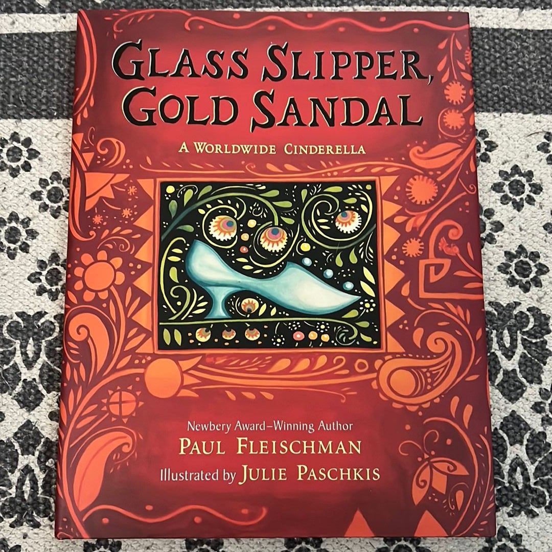 Glass Slipper, Gold Sandal