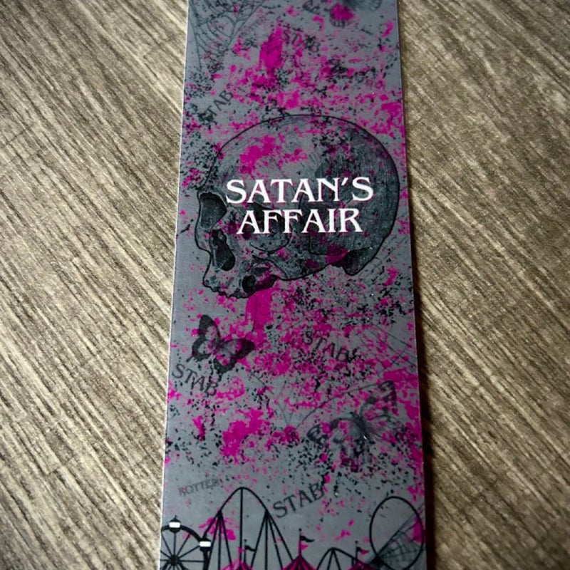 Satan’s Affairs bookmarks set of three