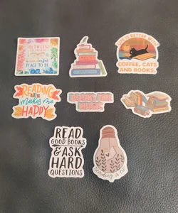 Book-themed Stickers 9
