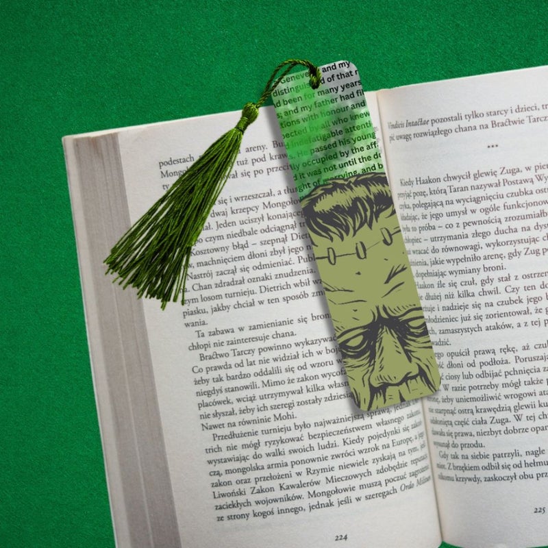 Frankenstein Metal Bookmark Bookish Gift 