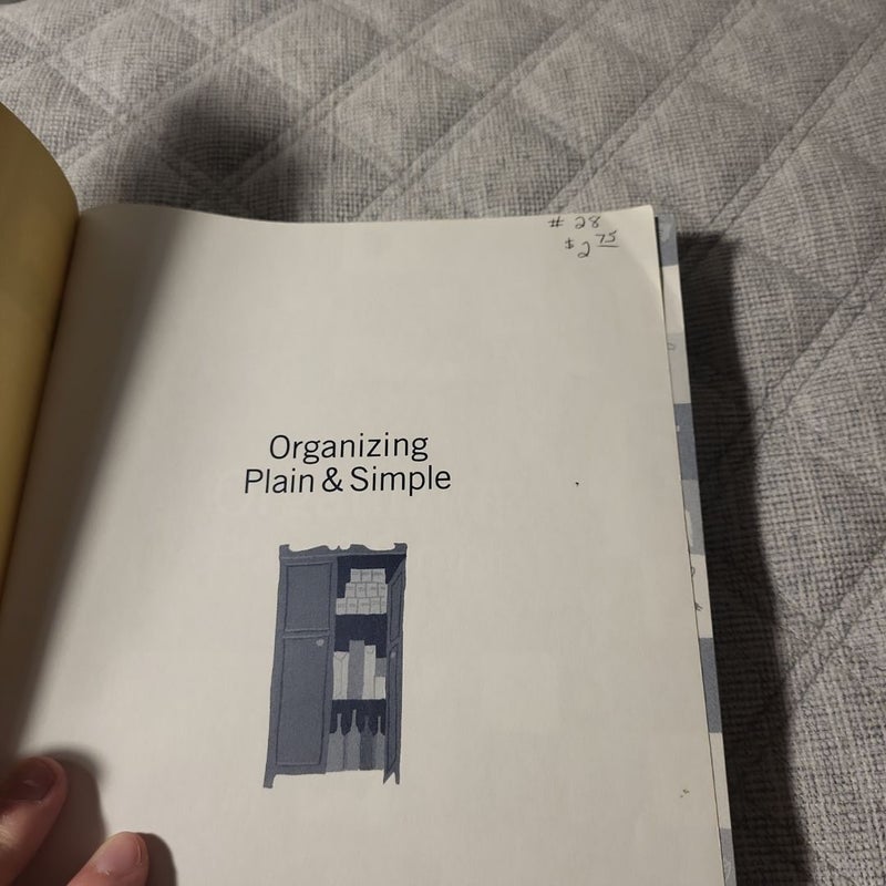 Organizing Plain and Simple