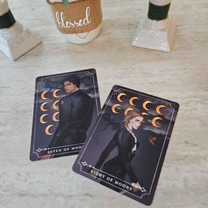 Fourth Wing Violet and Xaden Tarot Cards by Fairyloot