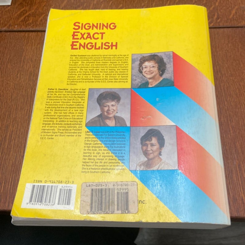 Signing Exact English