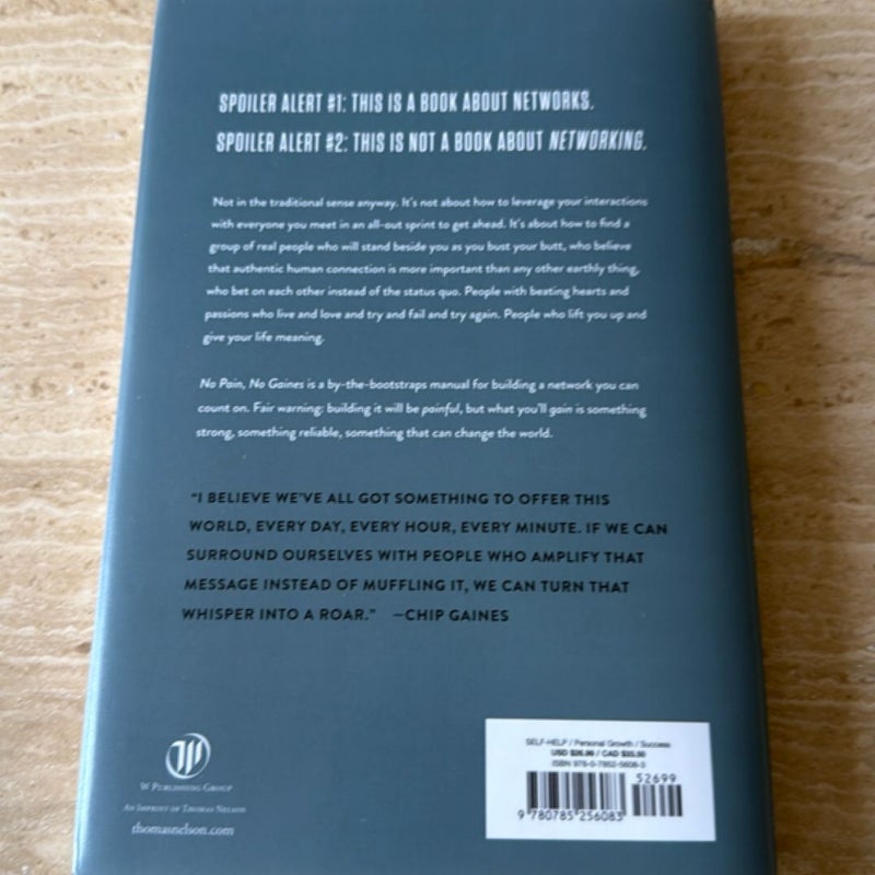 No Paine, No Gaines (signed by author)