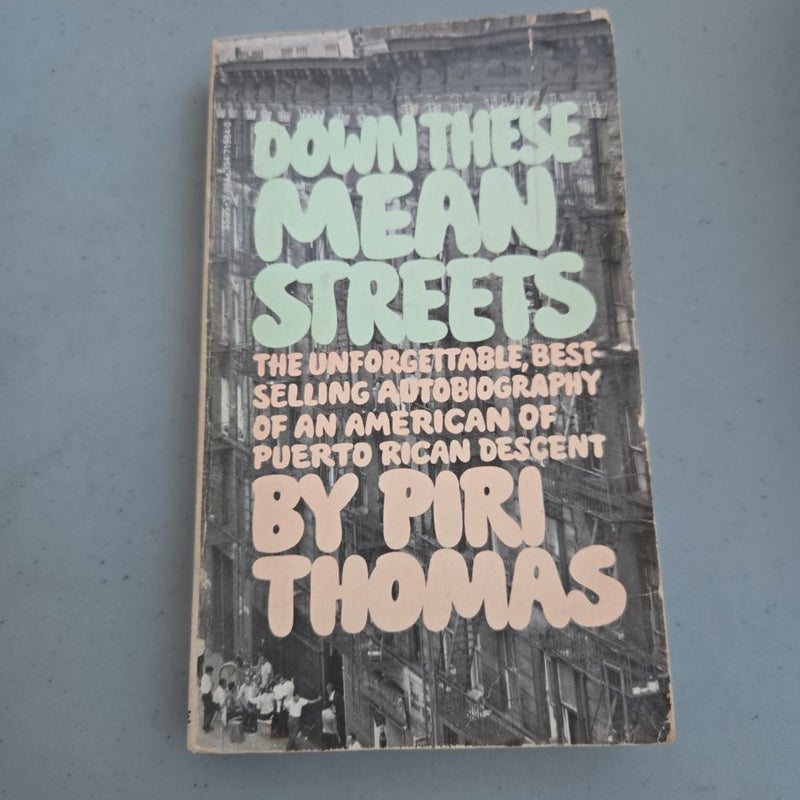 Down These Mean Streets SIGNED Edition