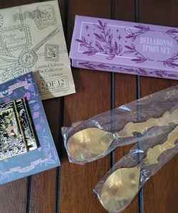 Belladona pin and spoon set from owlcrate