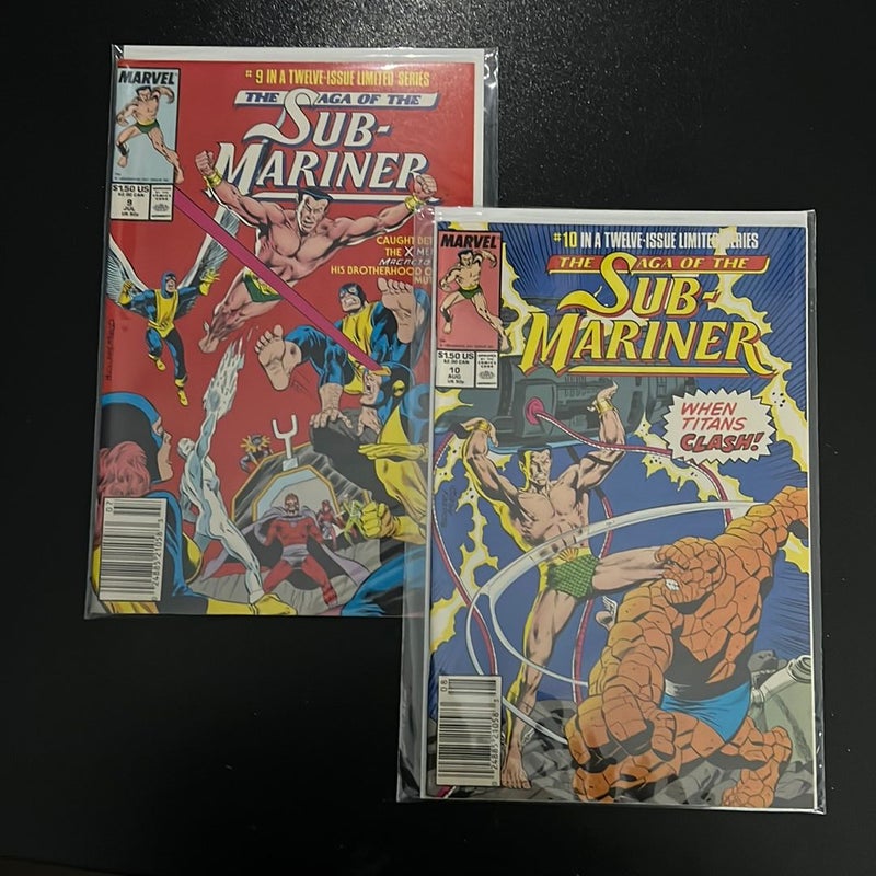 The Saga of The Sub-Mariner Marvel 1-12 Complete 