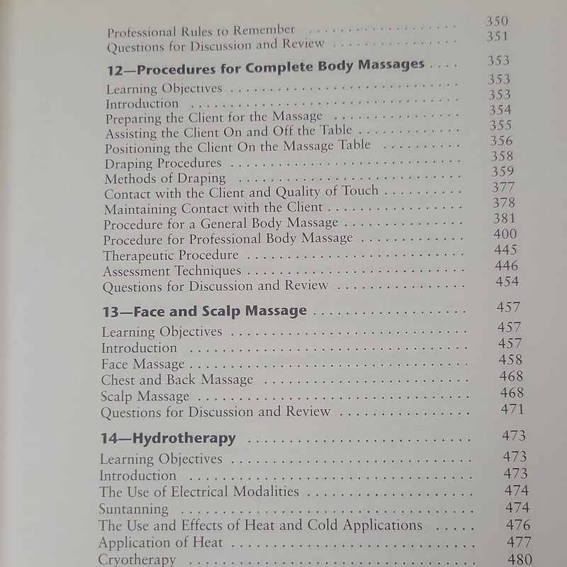 Theory and Practice of Therapeutic Massage