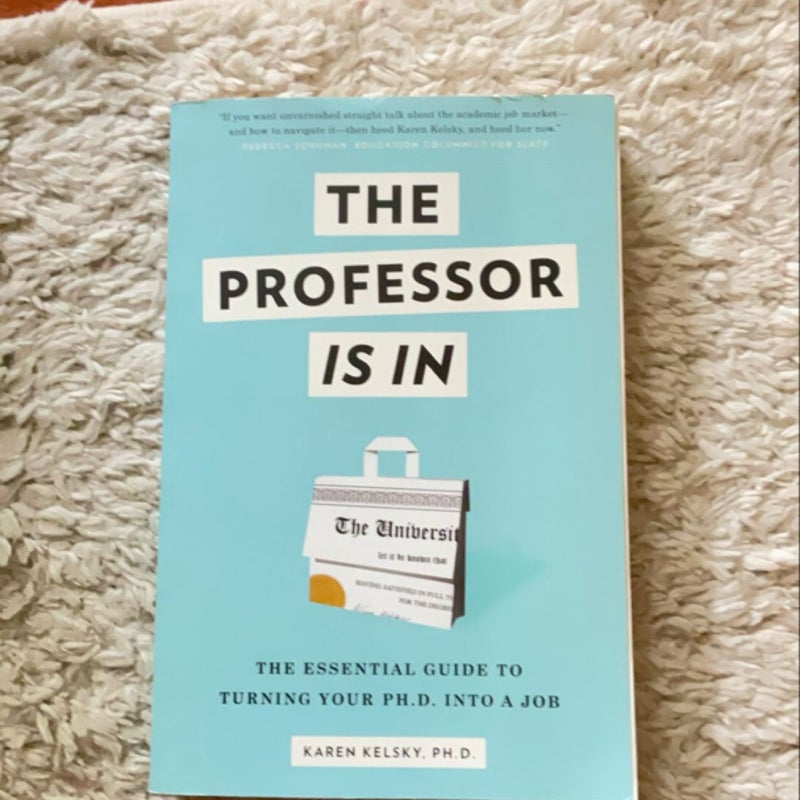 The Professor Is In