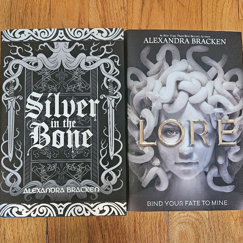 Lore and Silver in the Bone Owl Crate signed editions