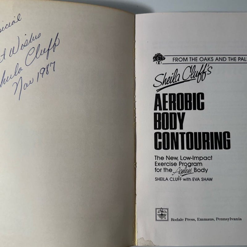 SIGNED Sheila Cluff's Aerobic Body Contouring (First Edition, Paperback)