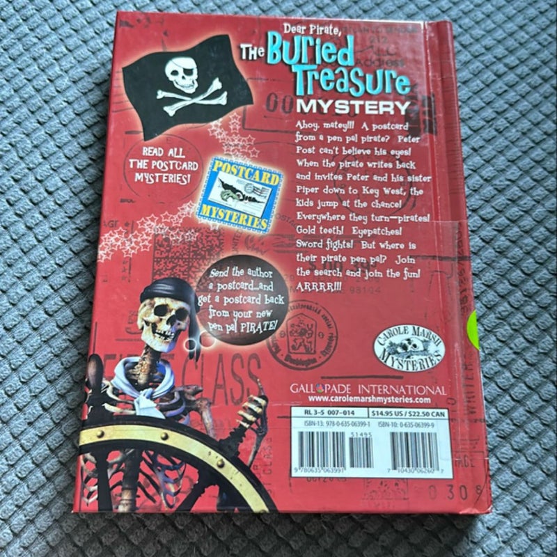 Postcard Mysteries: Dear Pirate, the Buried Treasure Mystery