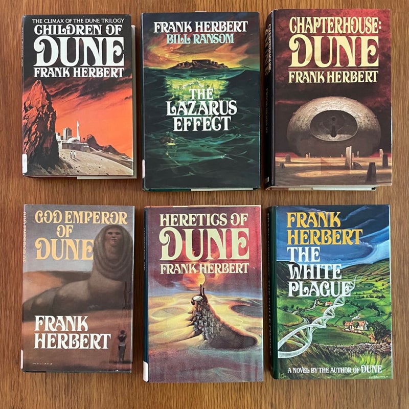 Dune Collection 6 Hardcover Books